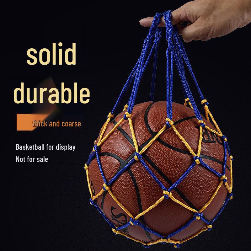 

Большая спортивная сумка из плетеной сетки для хранения баскетбольного и футбольного инвентаря Fits Size 7 Ball
