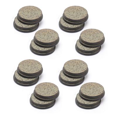 Santing Bicycle Disc Brake Pads, Bicycle Disc Brake Pads Wear-resistant Resin Semi-Metal 4 Pairs for Mountain Electric Bicycle Bicycle