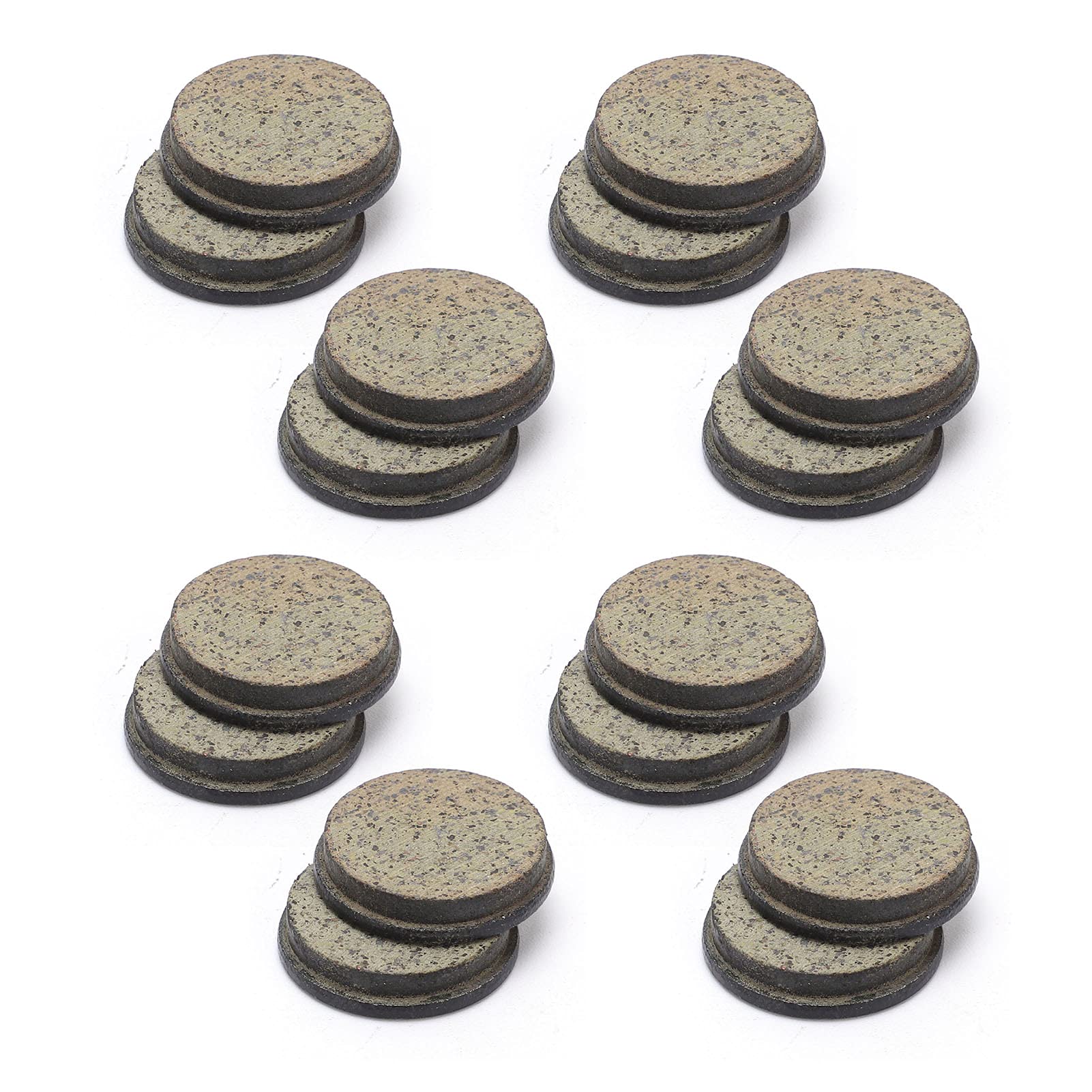 

Santing Bicycle Disc Brake Pads, Bicycle Disc Brake Pads Wear-resistant Resin Semi-Metal 4 Pairs for Mountain Electric Bicycle Bicycle