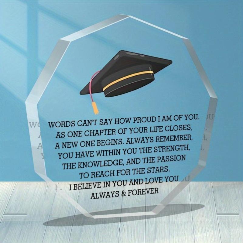 2025 Graduation Inspirational Acrylic Gifts for Him Her Class of 2025 Graduation Gifts for Women Men University College Middle чистый