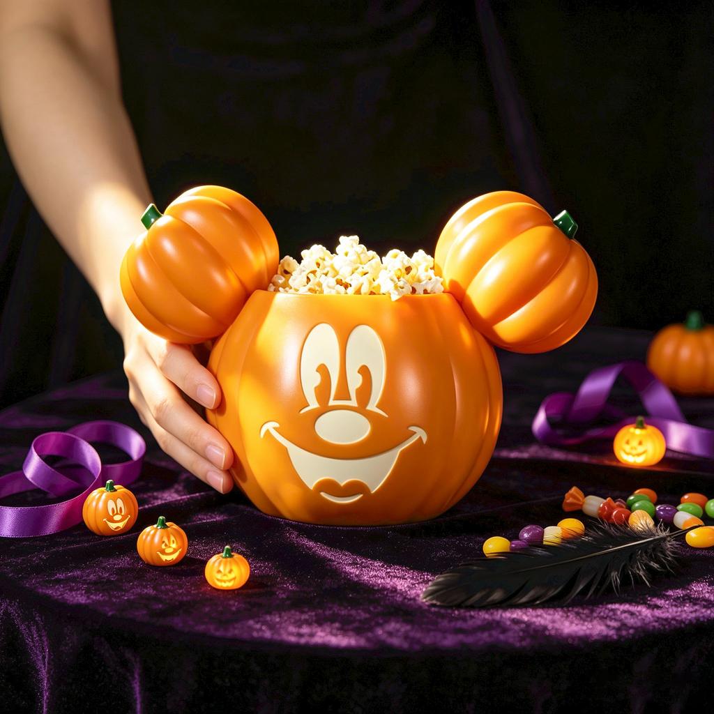 Halloween Pumpkin with Handle for Party Snacks and Night