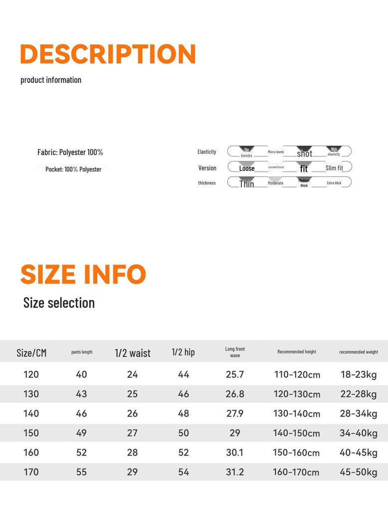 Boys' Lightweight Solid Cargo Shorts