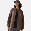New Era FW24 MLB Vintage Academy Club Series New York Yankees Zipper Loose Long Sleeve Hooded Jacket Unisex Jackets Brown 14385214