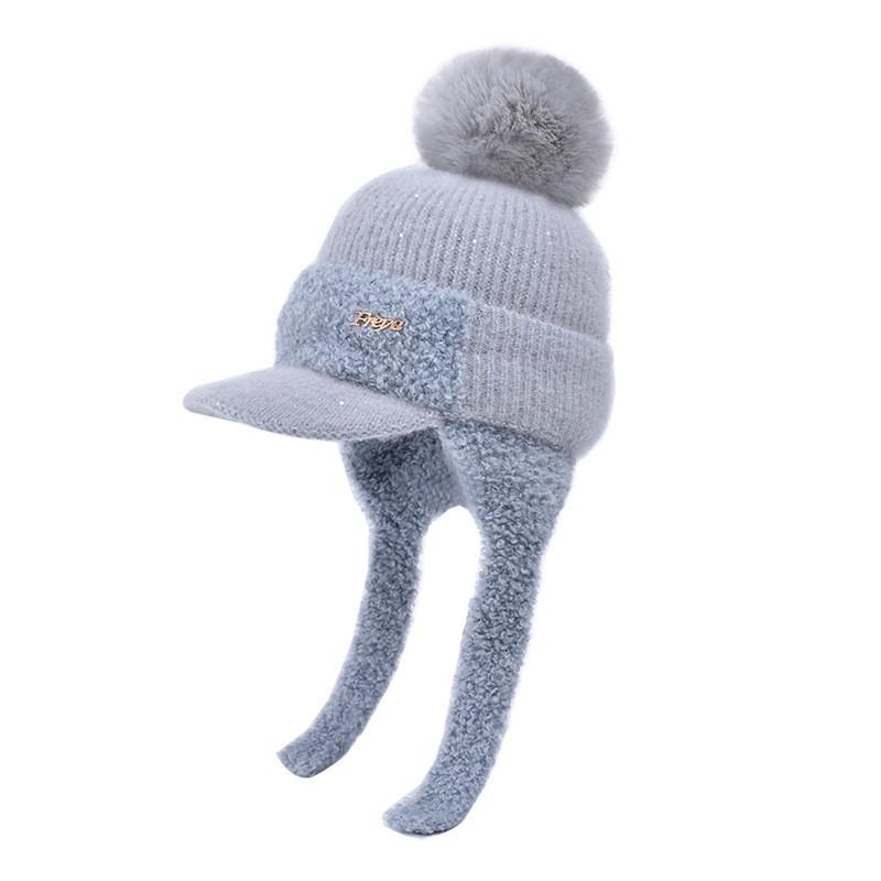 Knit Winter Beanie Hat For Women With Fleece Lining And Ear Protection For Cold Weather