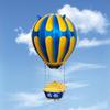 Thickened Foil Balloon Cute Party Decor Balloon Interesting 4D Hot Air Balloon  Home Decor