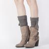 Elastic Winter Crochet Ankle Warmer Short Knitted Socks Tassel Boot Socks Leg Warmers