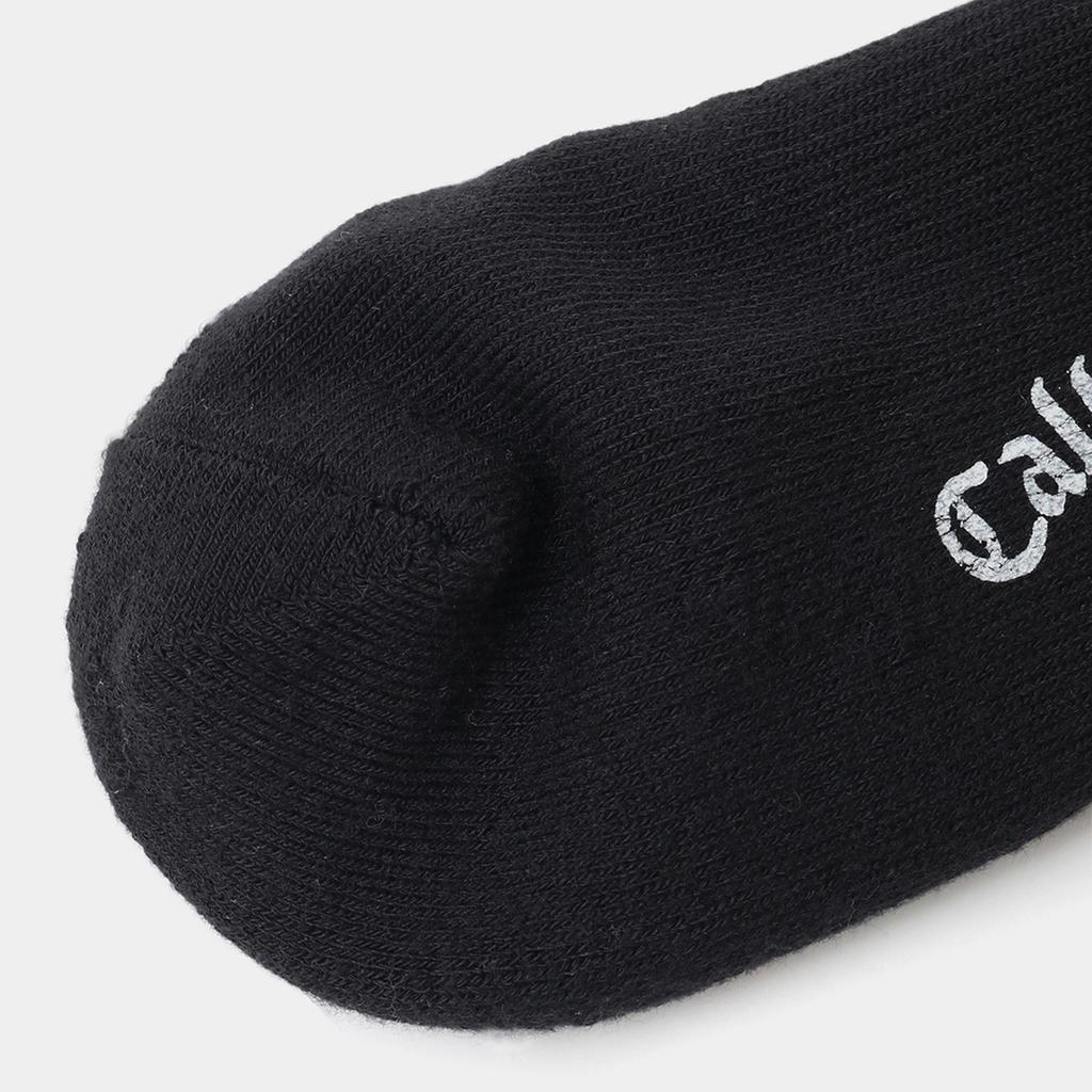 Antibacterial and Deodorizing Knee Socks Functional Material EZ Golf Socks C25193209 FR [Callaway] Women's (Logo Pattern, DRY) / / 1010_Black