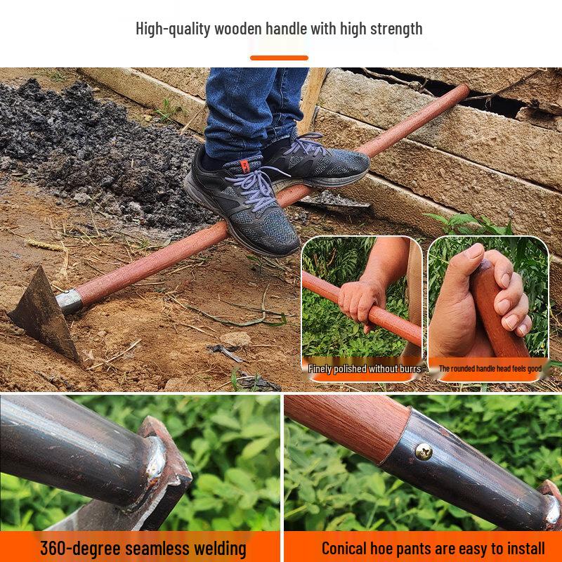 Small Manganese Steel Garden Hoe