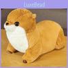 Adorable Otter Lying Plush Toy Soothing Cuddly Companion Children Birthday Gift