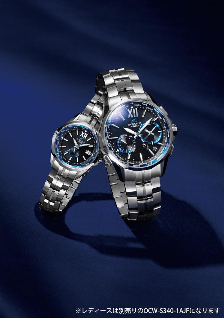 Casio Oceanus Manta Solar Watch Silver Radio-Controlled OCW-S3400-1AJF
