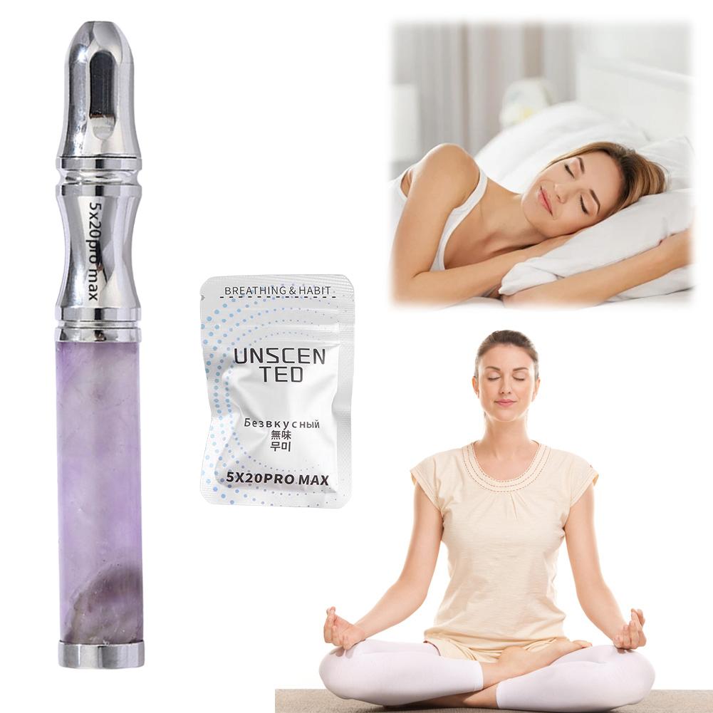 Air Inhaler Anxiety Relief Mindfulness Breathing Tool Breath Stick Stop Smoking Aids for Adults