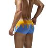 Men's Low-Rise Ice Silk Boxer Briefs Youthful Playful Cute Athletic Underwear Soft Comfort & All-Day Body-Hugging Fit