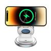 Metall 3-in-1 Kabelloses Ladegerät Faltbarer Ständer Für iPhone 14/13/15 Pro 15W Magnetisches Kabelloses Laden Für Iwatch/airpodspro