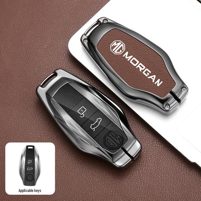MG7 New Key Fob Cover: Metal Car Accessory with High-End Design for MG7 Remote Key (2023)