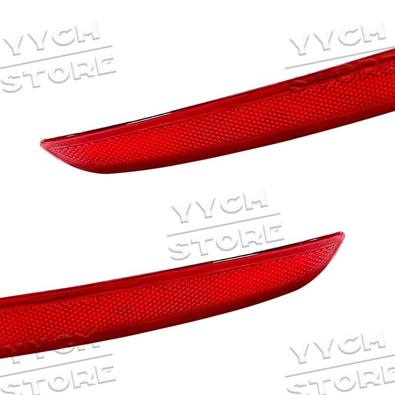 Car Rear Bumper Reflector Brake Light Tail Fog Lamp For 5 Series F10 F18 LCI Sedan 2014-2017 OE:63147318555 63147318556