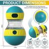 Jouet Interactif, Balle de Nourriture pour Chien Matériau ABS, Balle à Friandises Sûr et Durable, Balles Distribu JOUET A FRIANDISE