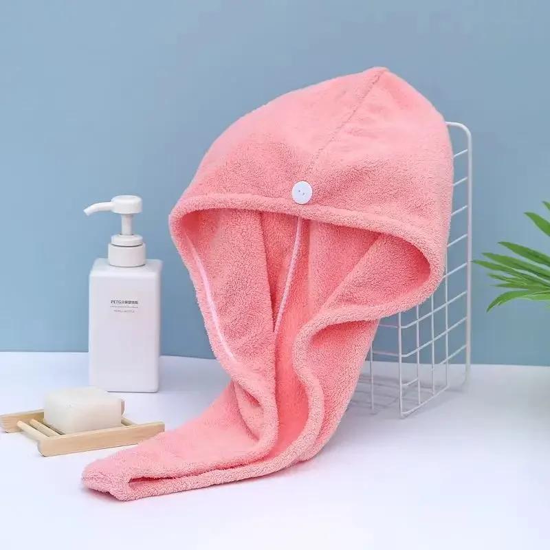 Înfășurătoare din microfibră pentru uscat părul după duș, pentru femei, fete, prosop pentru doamne, uscare rapidă, pălărie, turban, bandă pentru cap, accesorii de baie