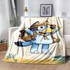 Bluey 50 Blanket Soft & Cozy Suitable for Seaside Bedding Office for All Occasions Stylish Decor Ideal Gift for Friends Family Couples Picnic