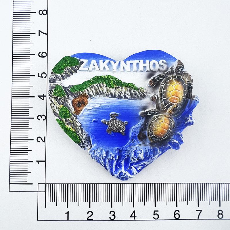 Greece Fridge Magnets Zakynthos Tourist Souvenirs Fridge Stickers Home Decor Wedding Gifts Message Board Magnetic Stickers