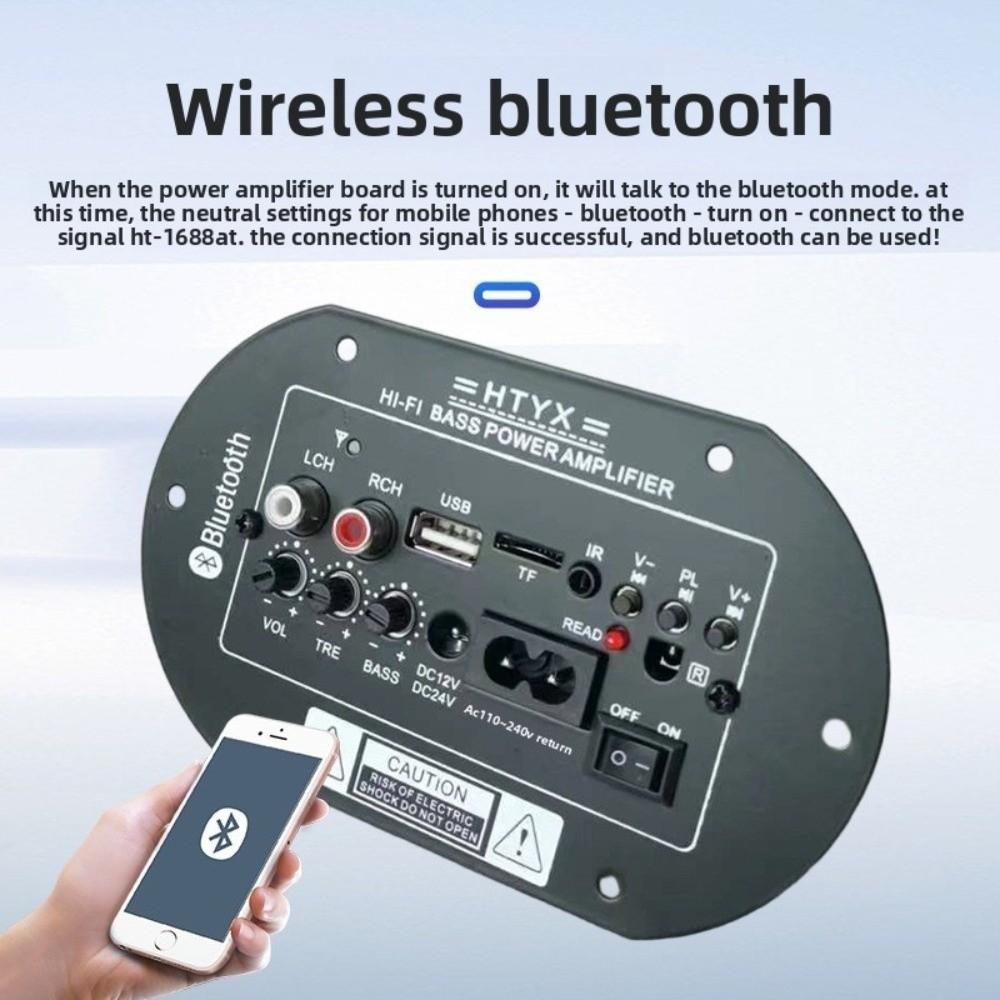 12v24v 220v Bluetooth Amplifier Digital Subwoofer Amplifier New Stereo Amplifier Board  Car Use