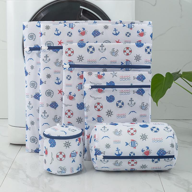 Thick Fine Mesh Laundry and Bra Washing Bag for Travel Storage