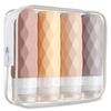 Silicone Travel Bottles Set for Shampoo and Body Wash, Portable Toiletry Containers
