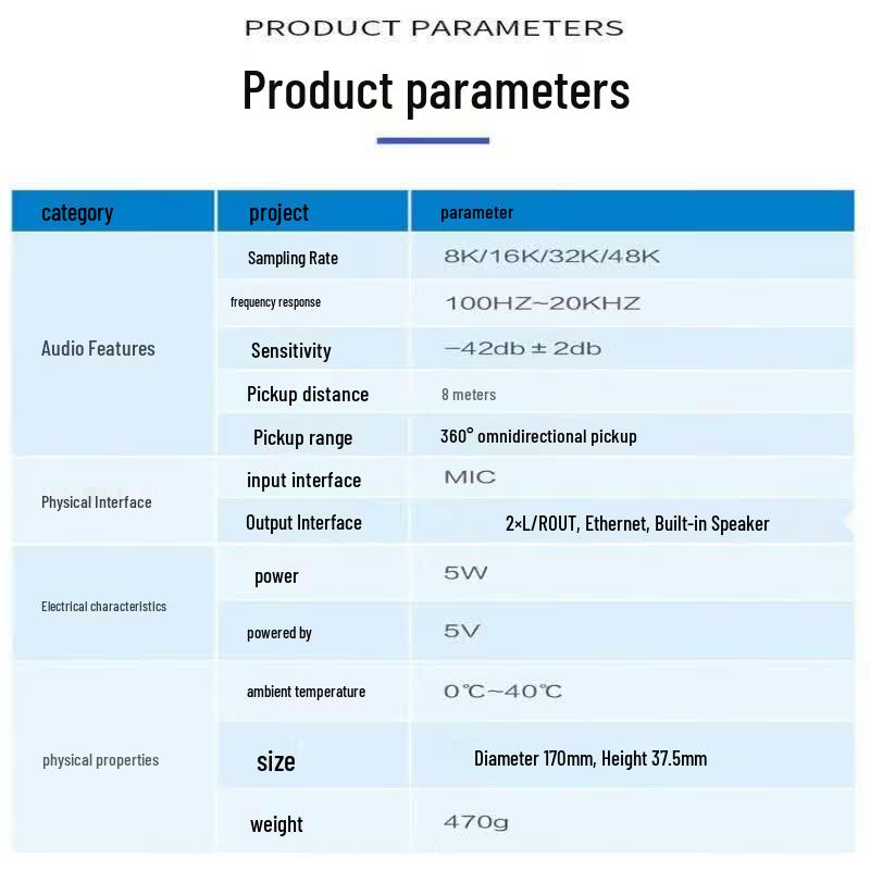 ZTE A300 Conference Omnidirectional Microphone (CN Version)