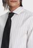 Giosongjiog Spread Collar Multi-Stripe Dress Shirt Brown ZG2DS214BR