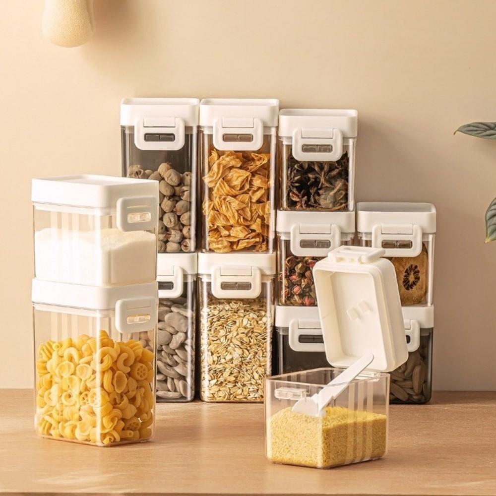 Plastic Grain Storage Box Sealed Spaghetti Storage Container Dry Goods Storage