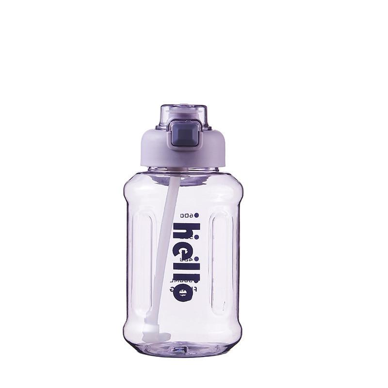 

Cute Male Female Reusable Water Bottle With Large Capacity For Travel And Gym Use 800ml фиолетовый
