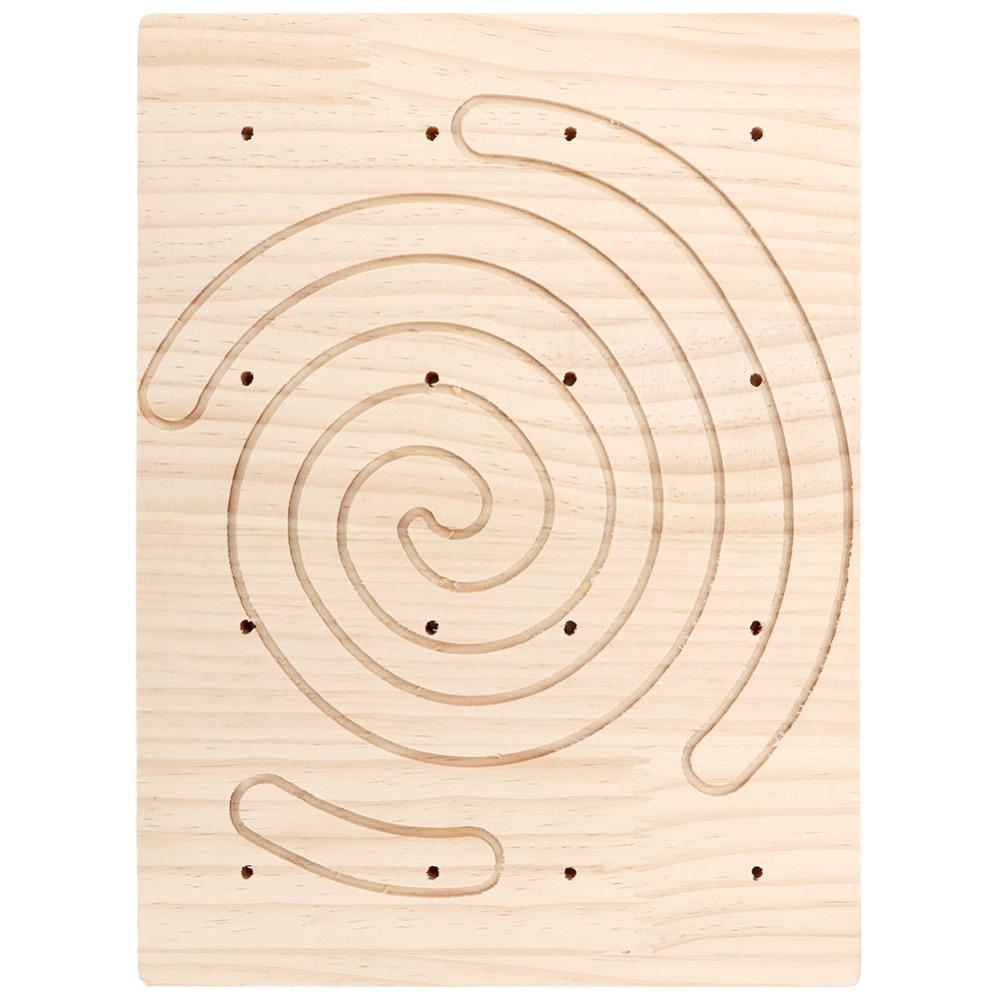 Multiple Holes Wooden Scratching Board Wood Cage Accessory Claws Scratching Board Pet Hedgehog
