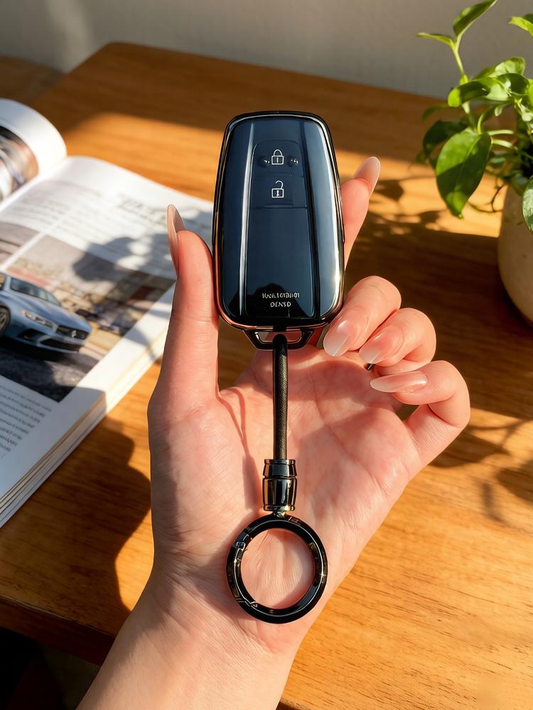 Transparent Black Tpu Key Case For Toyota Corolla Rav4 Camry 70 Prado Rav 150 2 3 4 Button Car Key Cover Fob Holder Accessories