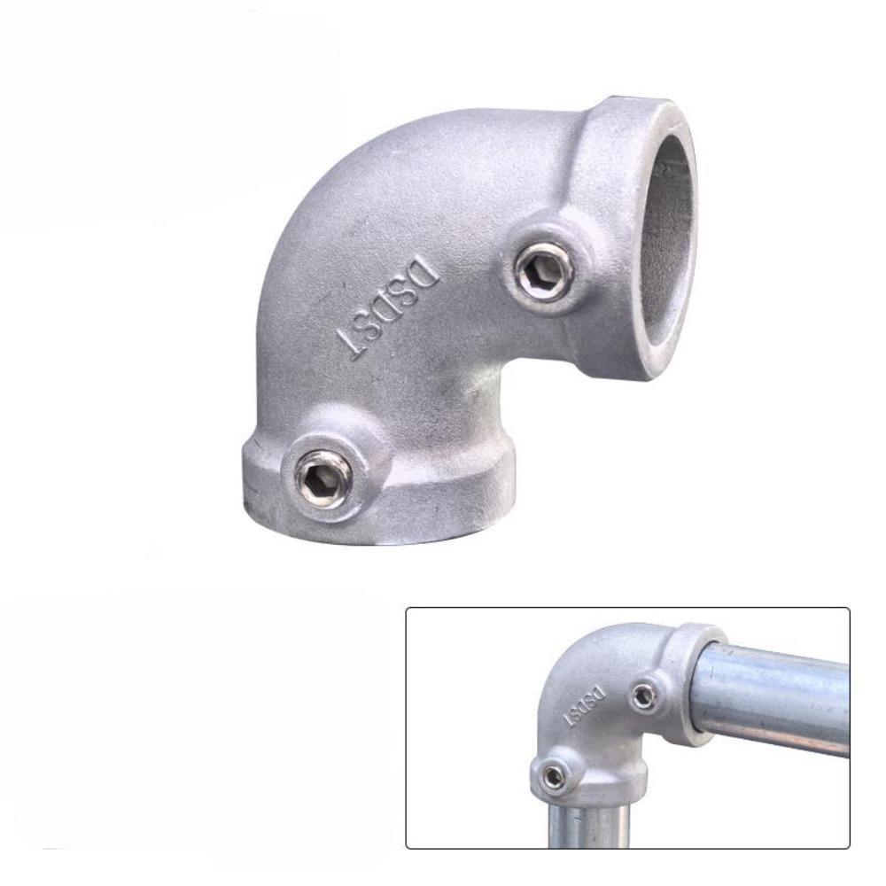 1\2''/3\4"/1'' Frame Fasteners Fixed Buckle Circular Pipe Connector  Steel Tube Shelf