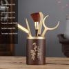 Han Dun Solid Wood & Copper Tea Ceremony Six Gentlemen Set