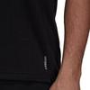 adidas T Shirts Men's Black Crew Neck Moderate Straight Fit GU0285