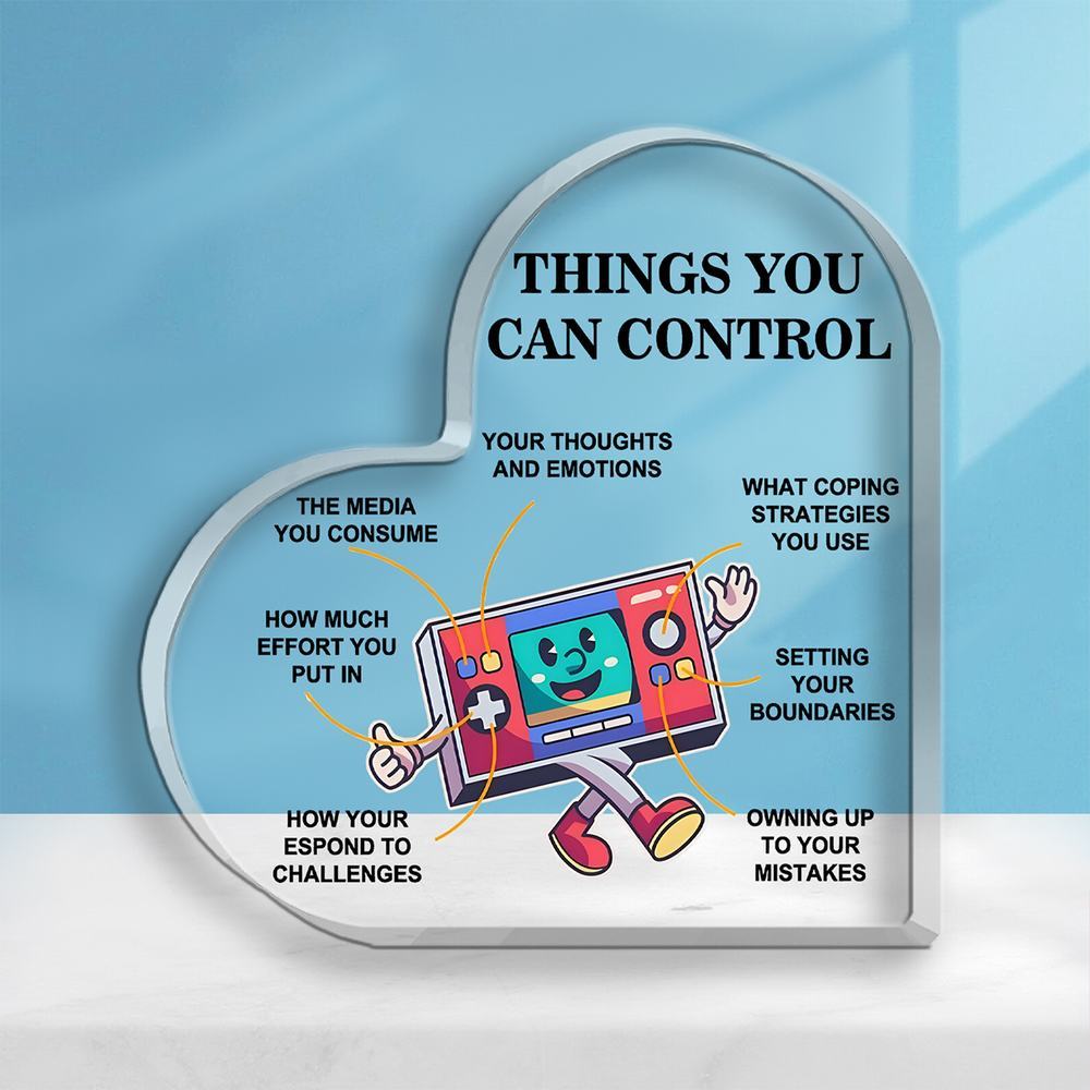 

Mental Health Affirmations Heart - Positive Psychology Decor for Counselors & Therapists чистый