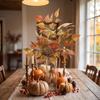 Artificial Fall Maple Leaves Bouquet for Thanksgiving Home Decor