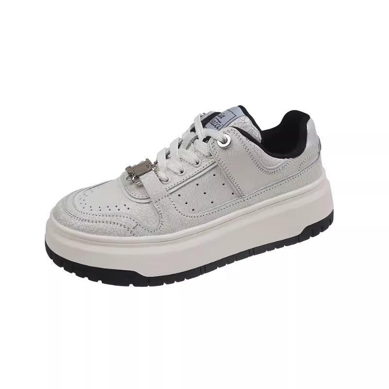 Mode Burst-Muster lässige Board-Schuhe Damen Frühling neu Nischenmode Sport weiße Schuhe Damen