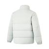 Li-Ning Water-Resistant Solid Color Stand Collar Zipper Comfortable Breathable Short Down Jacket Men jackets Droplet-Gray AYMU097-3