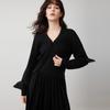 ELLE French Lazy Style Fashion Design V-Neck Casual Loose Versatile Long Sleeve Sweater Women Sweater EM53172