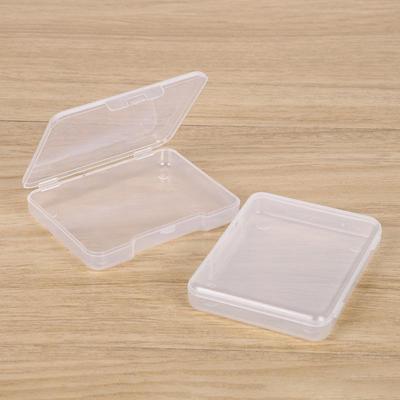 Boîte de rangement en plastique PP transparent pour houppette, pièces, quincaillerie, outils, accessoires avec couvercle et compartiments pour lames.