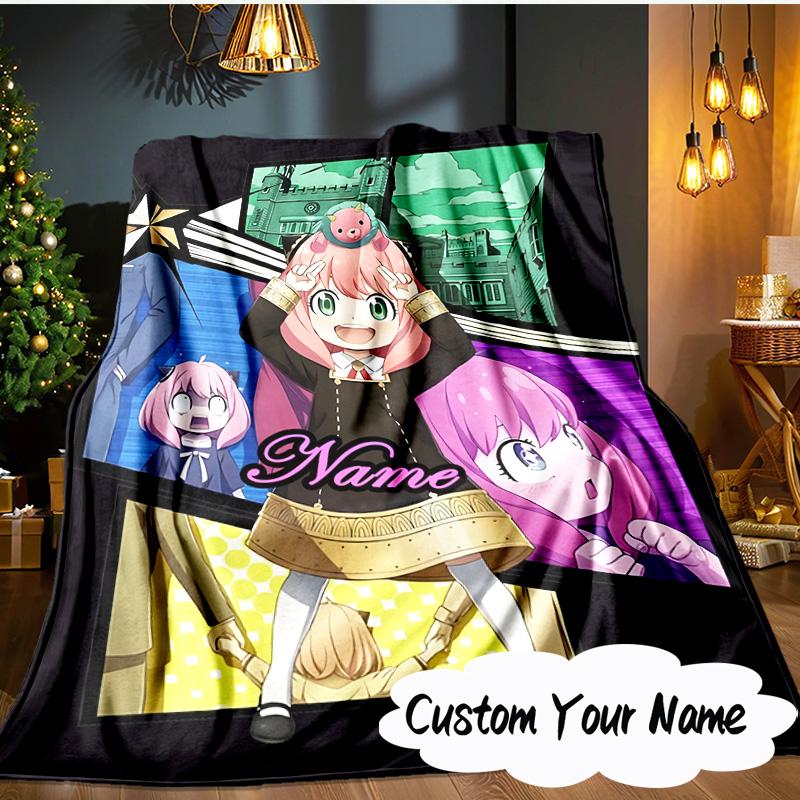 Custom Name SPY Adventure Blanket Ideal Bedding Blanket Perfect for Travel, Camping, Living Rooms, Offices, Sofas, Fan Christmas Gift