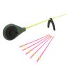 Kit Canna da Pesca su Ghiaccio Mini Canna da Pesca su Ghiaccio con Punta Sensibile Attrezzatura da Pesca Portatile per Pesca Invernale 14cm
