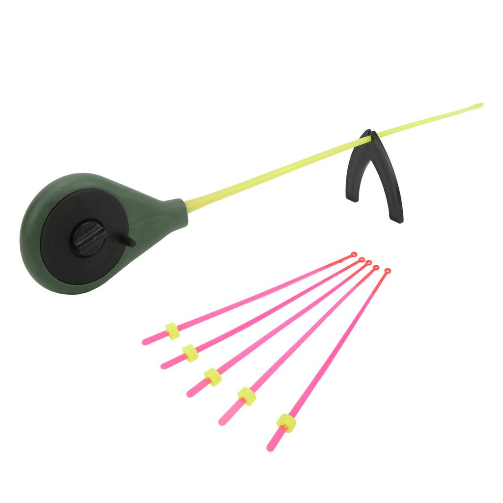 Kit Canna da Pesca su Ghiaccio Mini Canna da Pesca su Ghiaccio con Punta Sensibile Attrezzatura da Pesca Portatile per Pesca Invernale 14cm