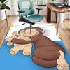 1pc Curious George (2) Design Area Rug - Non-Slip, Soft & Cozy Floor Mat for Living Room, Bedroom, Office - Indoor/Outdoor Decorative Carpet
