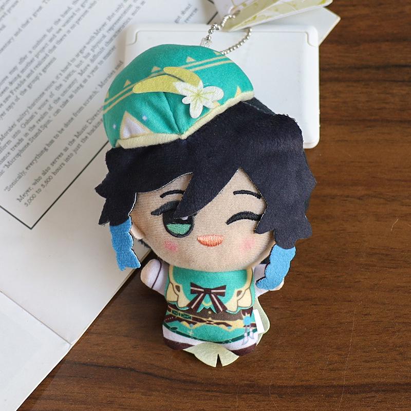Genshin Impact Chibi Tartaglia Plush Pendant Keychain Ornament