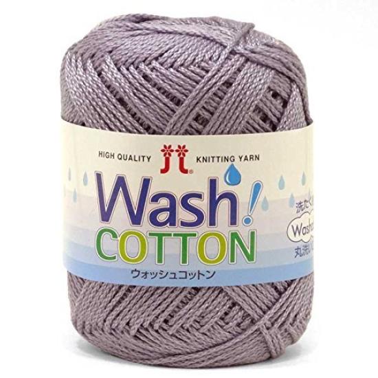 

Hamanaka Washed Cotton Knitting Medium Color 102m Yarn, Weight, #32, 40g, Approx.