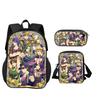 Anime Schoolbags for Boys Girls Best Gift Carry Carrier Pen Case Lethal Company 3pcs Set Daily Pack Camping Book Bags