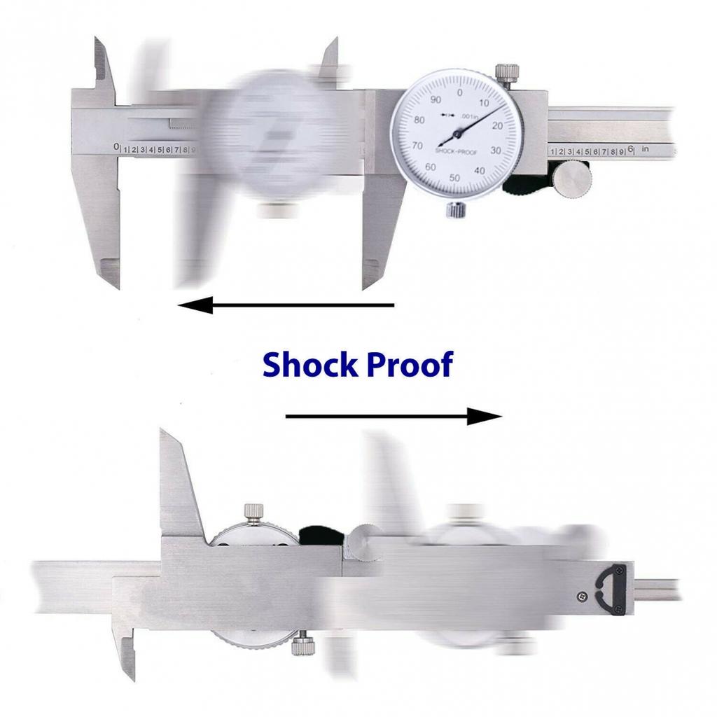 Supply Dial Caliper 1pc 6 Inch Vernier Stainless Steel DIY Measurement