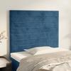 VidaXL Têtes de lit 2 pcs Bleu foncé 80x5x78-88 cm Velours3116506